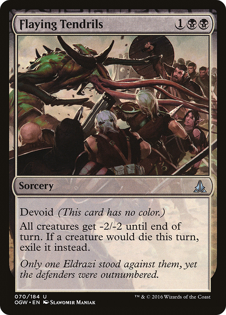 Flaying Tendrils (OGW-070) - Oath of the Gatewatch: (devoid) Foil | Grognard Games