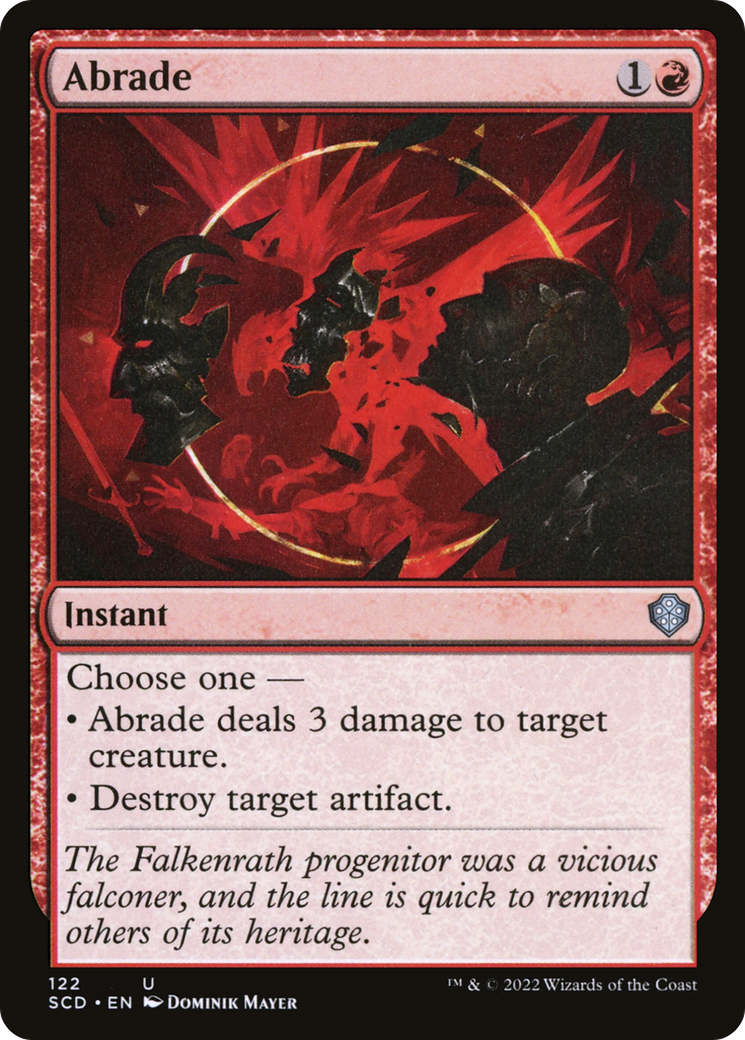 Abrade [Starter Commander Decks] | Grognard Games