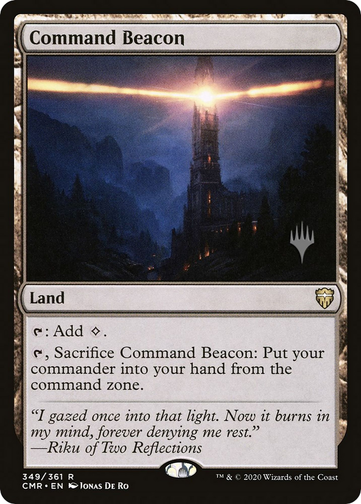 Command Beacon (Promo Pack) [Murders at Karlov Manor Promos] | Grognard Games