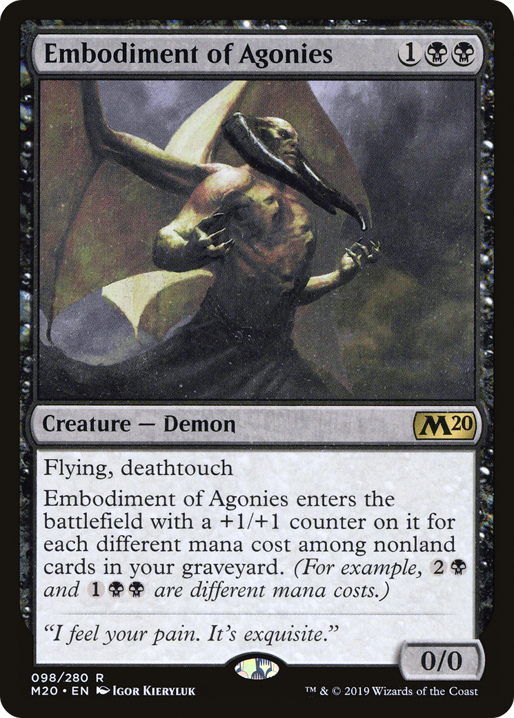 Embodiment of Agonies [Core Set 2020] | Grognard Games