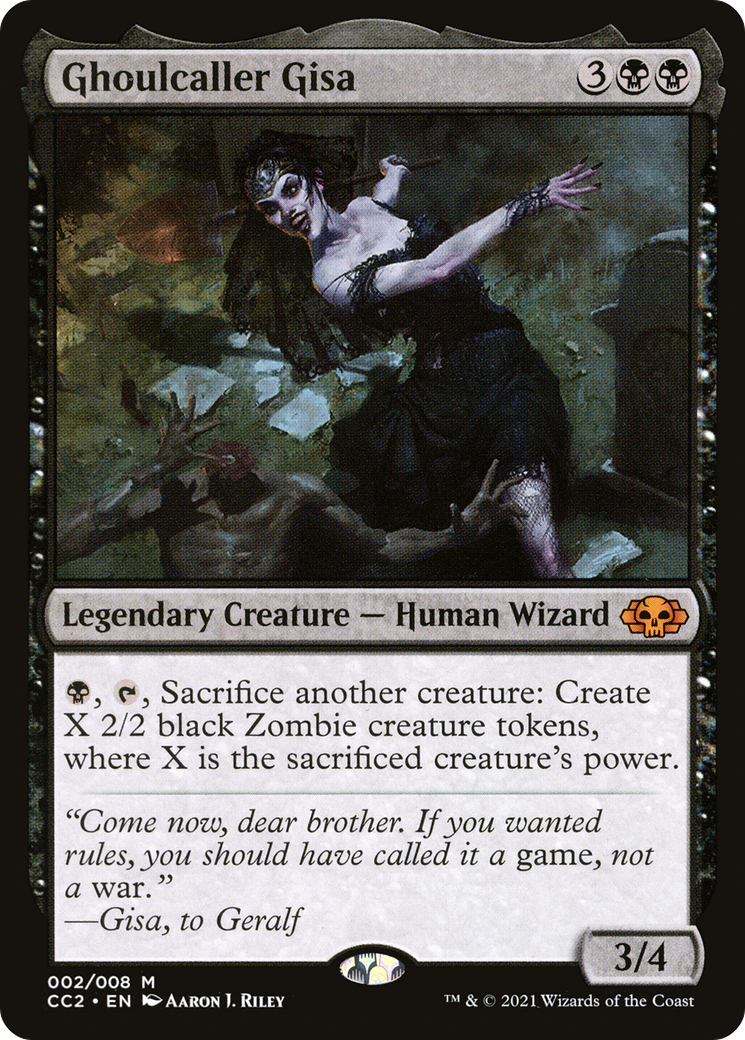 Ghoulcaller Gisa [Commander Collection: Black] | Grognard Games