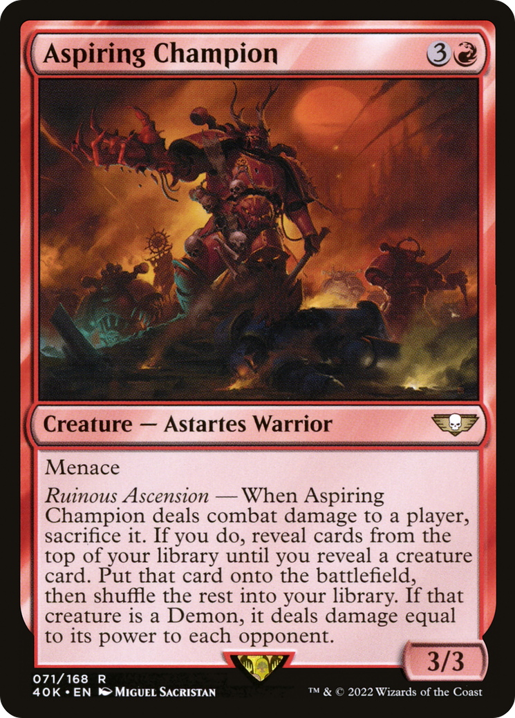 Aspiring Champion [Universes Beyond: Warhammer 40,000] | Grognard Games