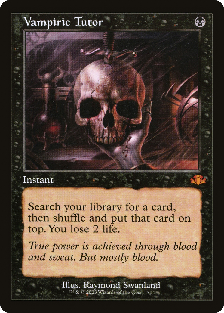 Vampiric Tutor (Retro) [Dominaria Remastered] | Grognard Games
