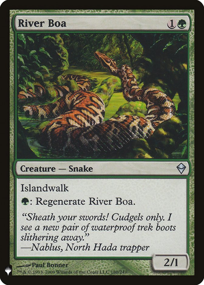 River Boa [Mystery Booster] | Grognard Games