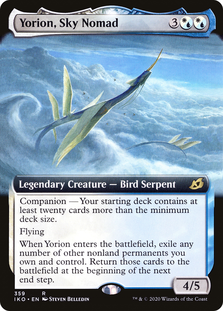 Yorion, Sky Nomad (Extended Art) [Ikoria: Lair of Behemoths] | Grognard Games