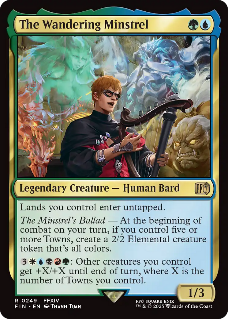 The Wandering Minstrel (FIN-249) - FINAL FANTASY Foil | Grognard Games