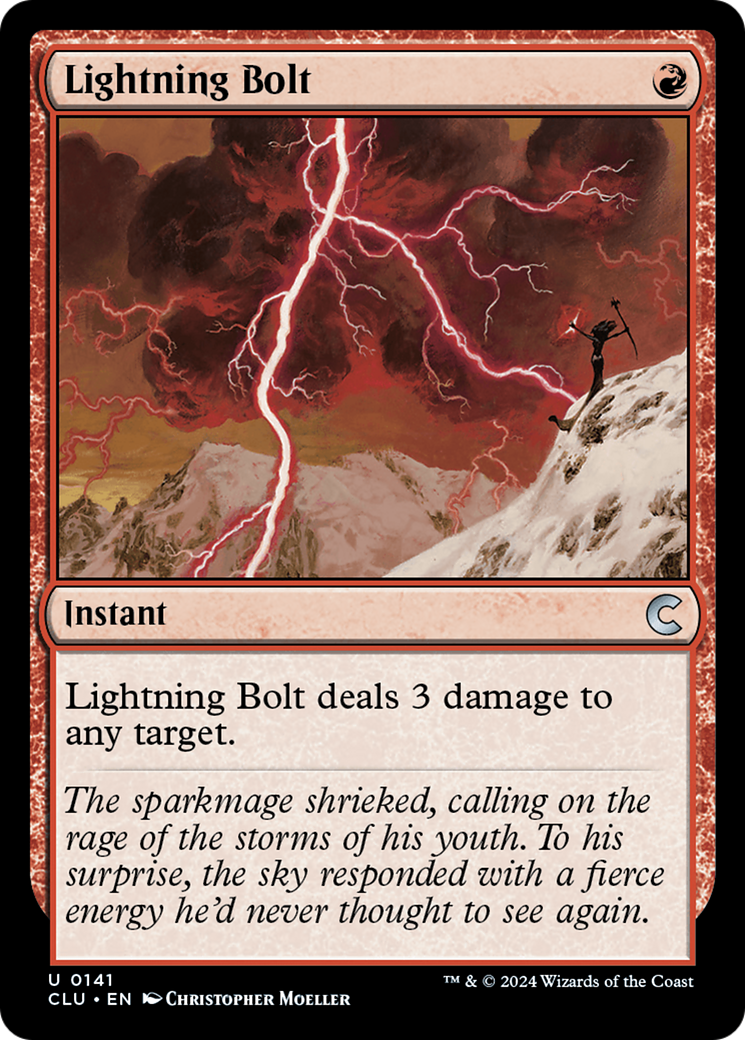 Lightning Bolt [Ravnica: Clue Edition] | Grognard Games