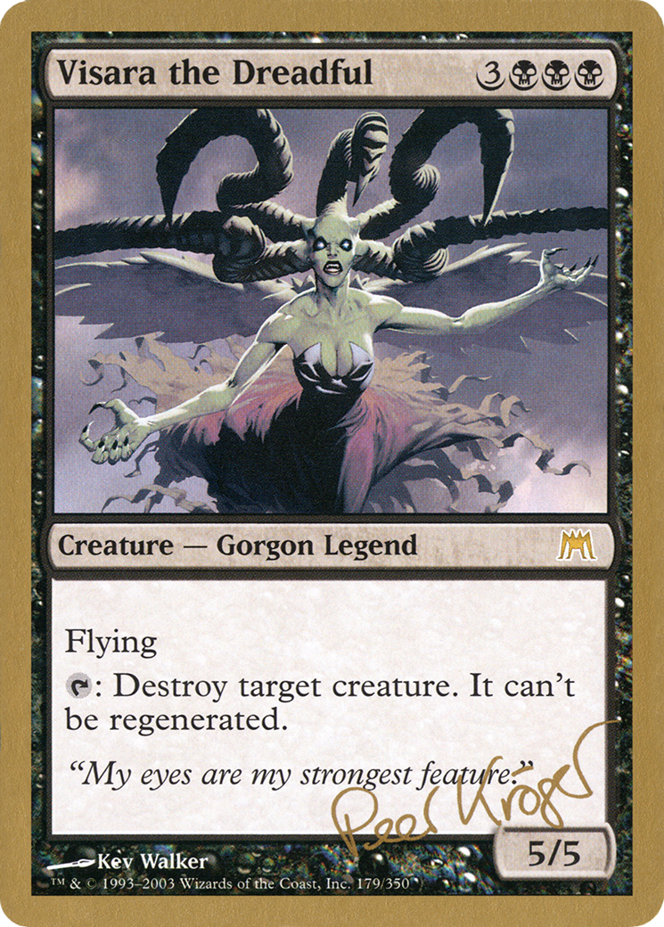 Visara the Dreadful (Peer Kroger) [World Championship Decks 2003] | Grognard Games