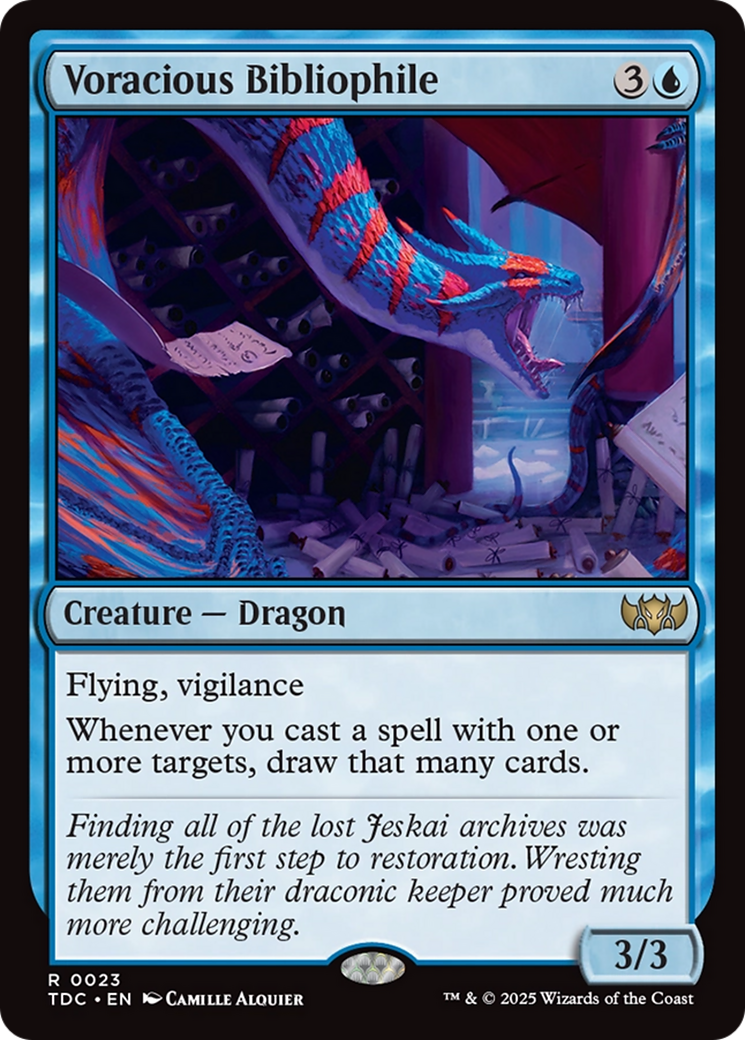 Voracious Bibliophile [Tarkir: Dragonstorm Commander] | Grognard Games