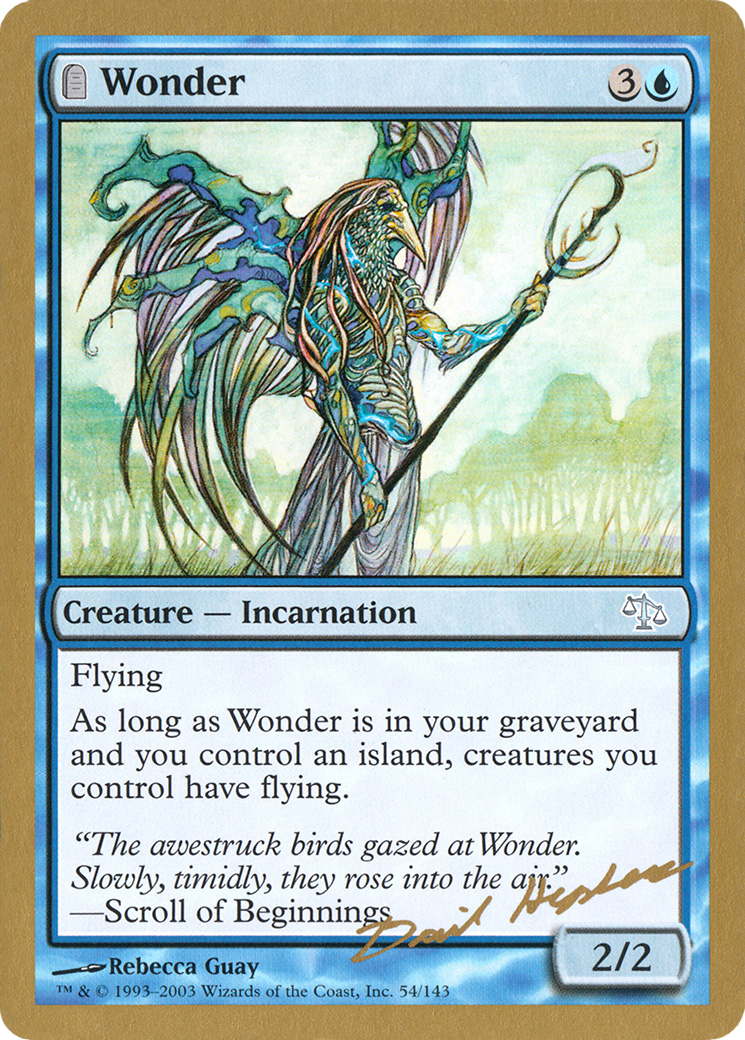 Wonder (Dave Humpherys) [World Championship Decks 2003] | Grognard Games