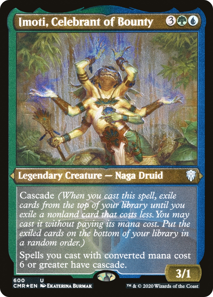 Imoti, Celebrant of Bounty (Etched) [Commander Legends] | Grognard Games