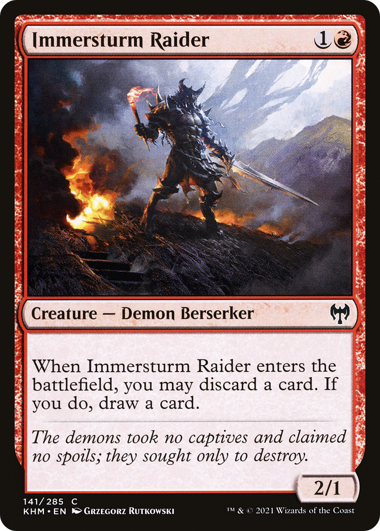 Immersturm Raider [Kaldheim] | Grognard Games