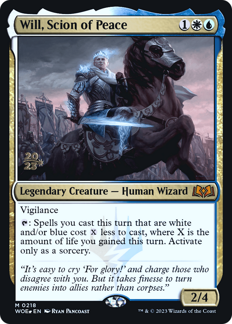 Will, Scion of Peace [Wilds of Eldraine Prerelease Promos] | Grognard Games