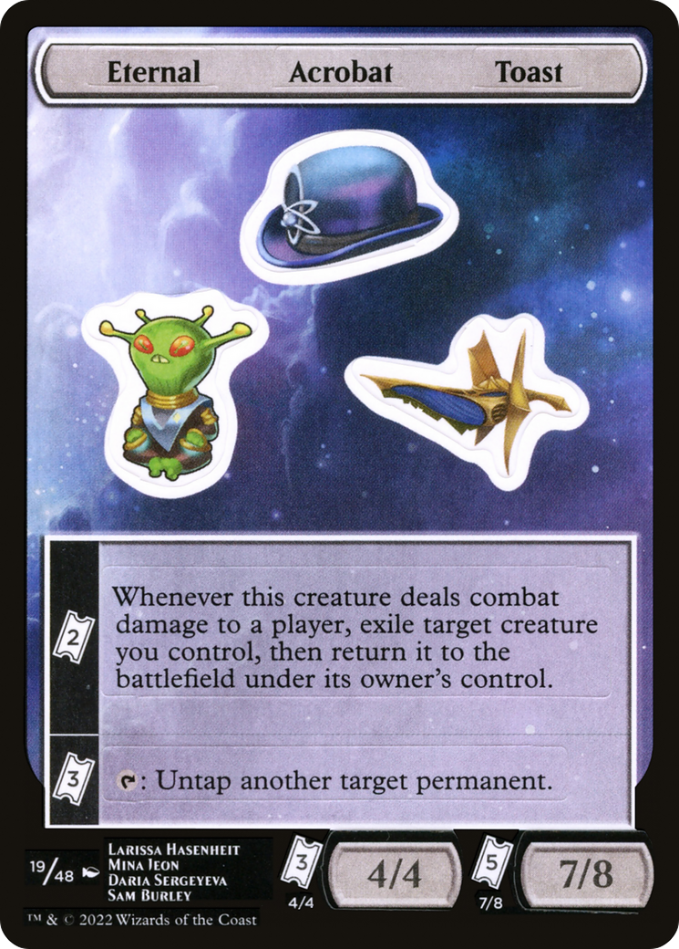 Eternal Acrobat Toast [Unfinity Stickers] | Grognard Games