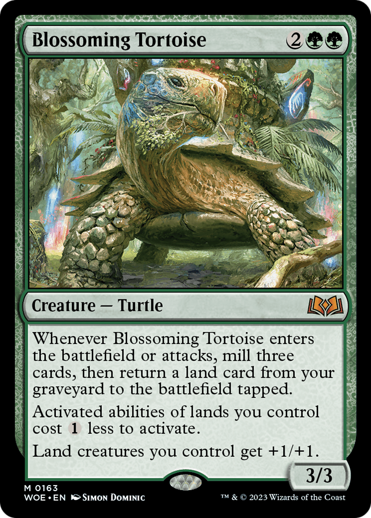 Blossoming Tortoise [Wilds of Eldraine] | Grognard Games