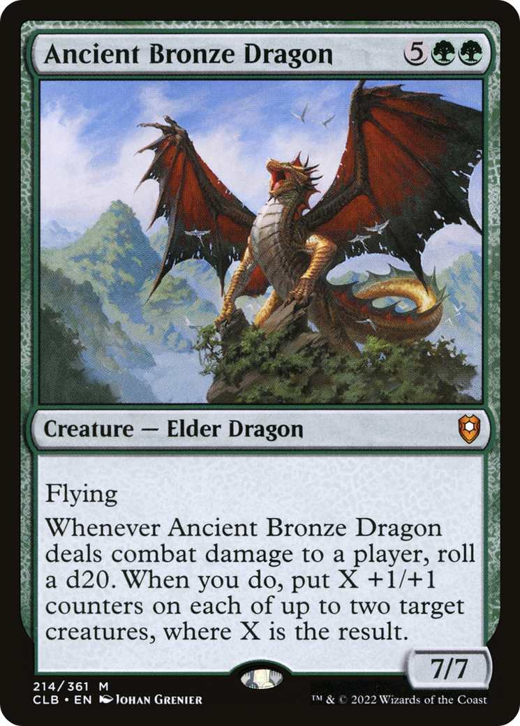 Ancient Bronze Dragon [Commander Legends: Battle for Baldur's Gate] | Grognard Games