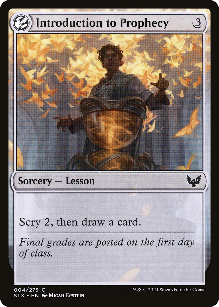Introduction to Prophecy [Strixhaven: School of Mages] | Grognard Games