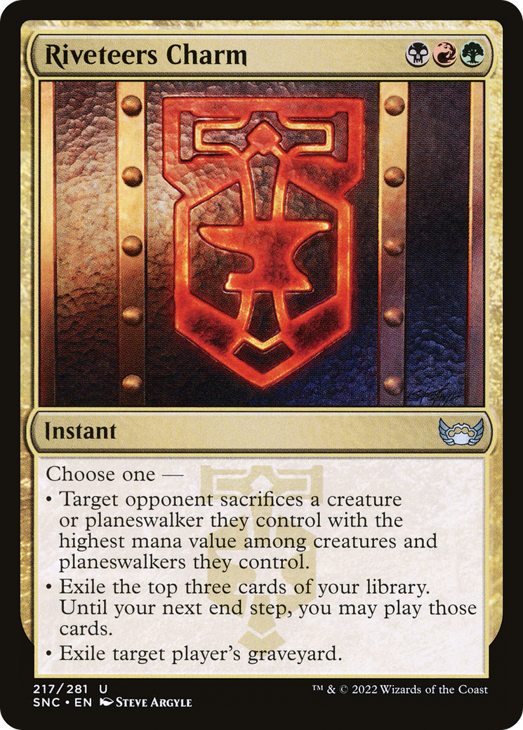 Riveteers Charm (SNC-217) - Streets of New Capenna | Grognard Games