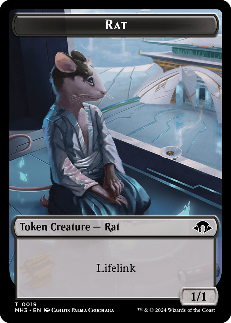Rat Token [Modern Horizons 3 Tokens] | Grognard Games