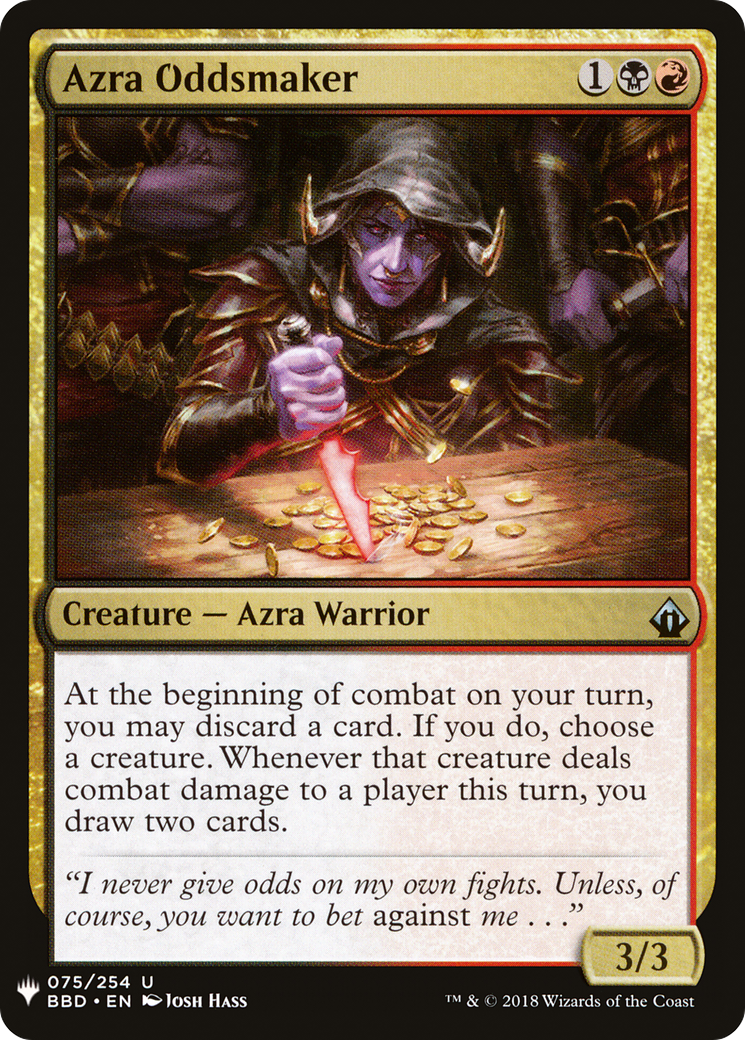 Azra Oddsmaker [Mystery Booster] | Grognard Games