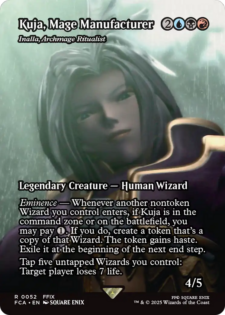 Inalla, Archmage Ritualist (FCA-052) - FINAL FANTASY: Through the Ages / Kuja, Mage Manufacturer (Borderless) Foil | Grognard Games