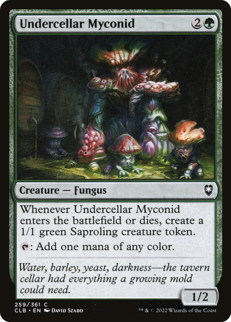 Undercellar Myconid [Commander Legends: Battle for Baldur's Gate] | Grognard Games