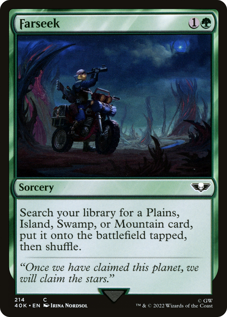 Farseek (40K-214) - Warhammer 40,000 Commander Foil | Grognard Games