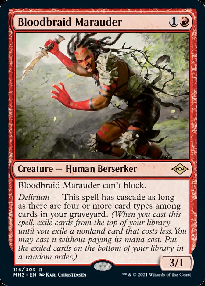 Bloodbraid Marauder [Modern Horizons 2] | Grognard Games