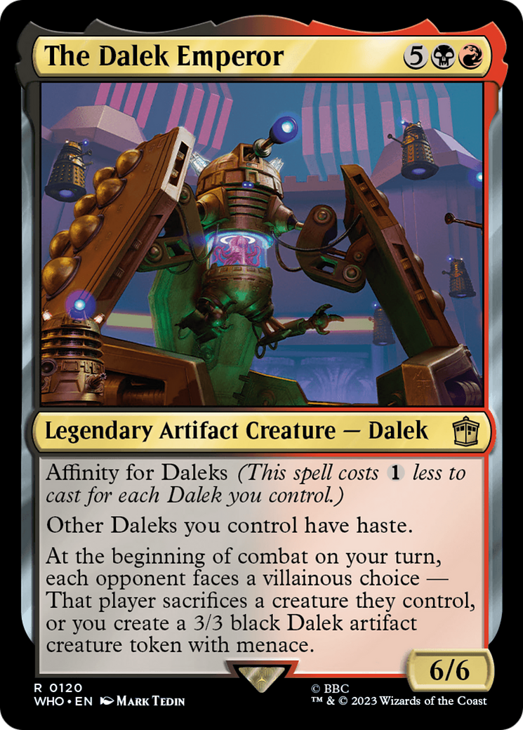 The Dalek Emperor (Extended Art) [Doctor Who] | Grognard Games