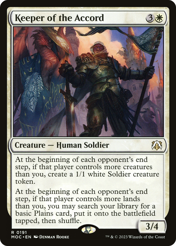 Keeper of the Accord [March of the Machine Commander] | Grognard Games