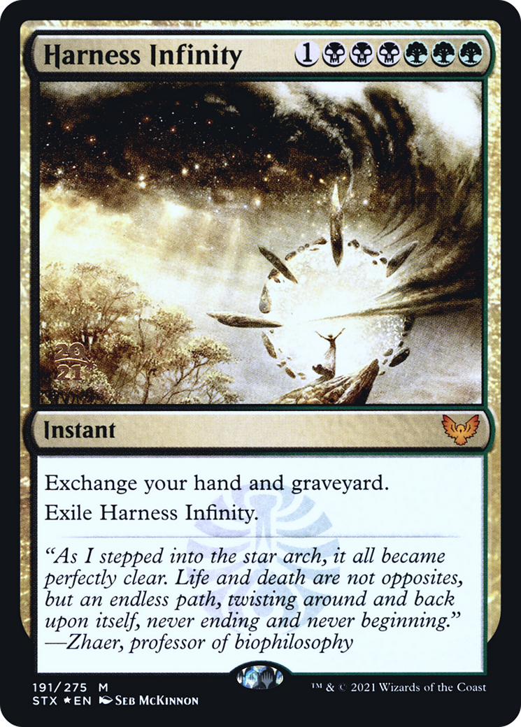 Harness Infinity [Strixhaven: School of Mages Prerelease Promos] | Grognard Games