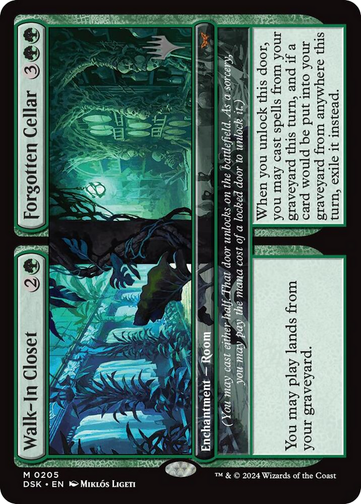 Walk-In Closet // Forgotten Cellar (Promo Pack) [Duskmourn: House of Horror Promos] | Grognard Games