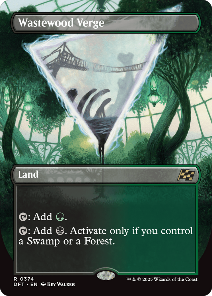 Wastewood Verge (Borderless) [Aetherdrift] | Grognard Games
