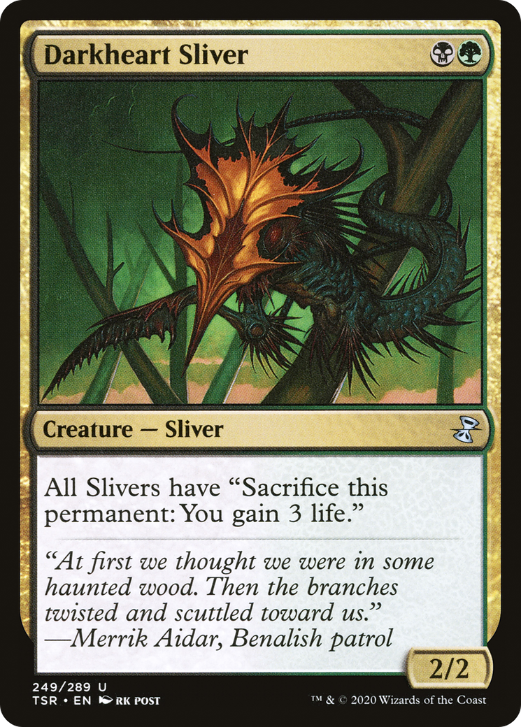 Darkheart Sliver [Time Spiral Remastered] | Grognard Games