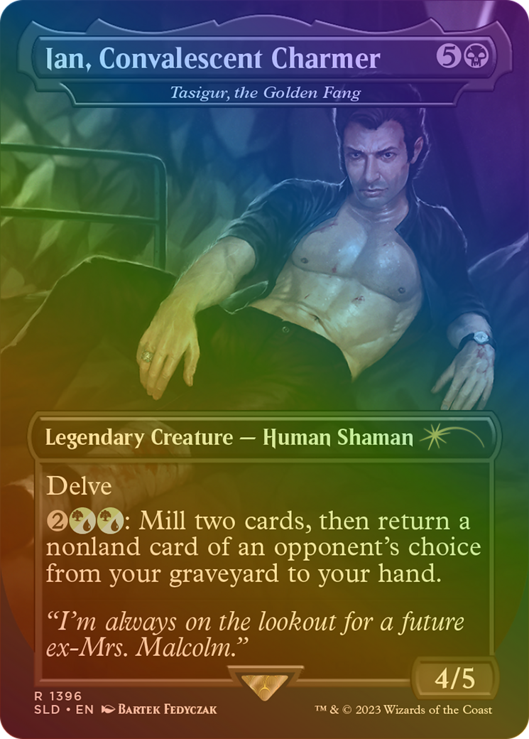Ian, Convalescent Charmer - Tasigur, the Golden Fang (Rainbow Foil) [Secret Lair Drop Series] | Grognard Games