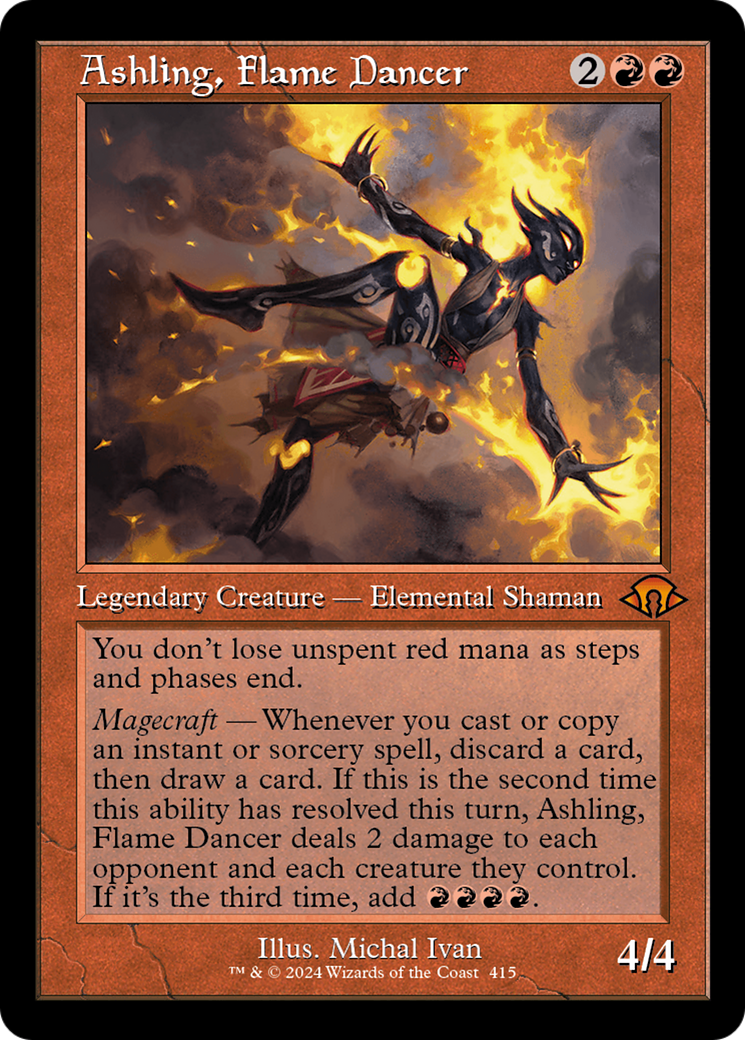 Ashling, Flame Dancer (Retro) [Modern Horizons 3] | Grognard Games