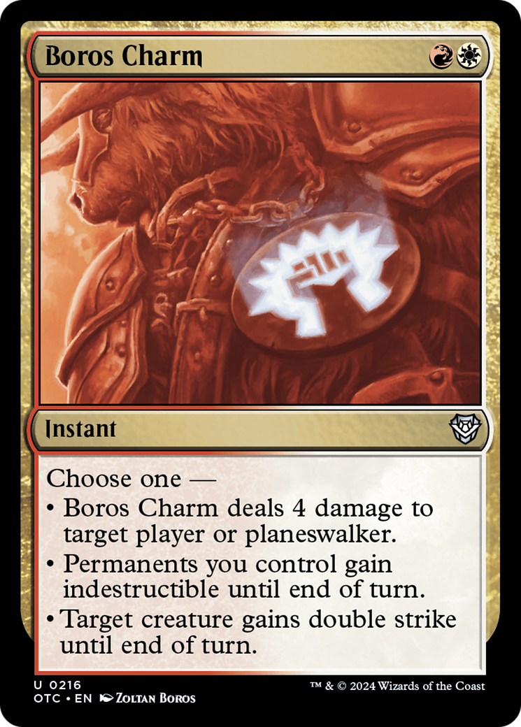 Boros Charm [Outlaws of Thunder Junction Commander] | Grognard Games