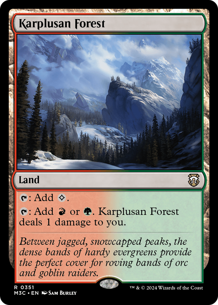 Karplusan Forest [Modern Horizons 3 Commander] | Grognard Games