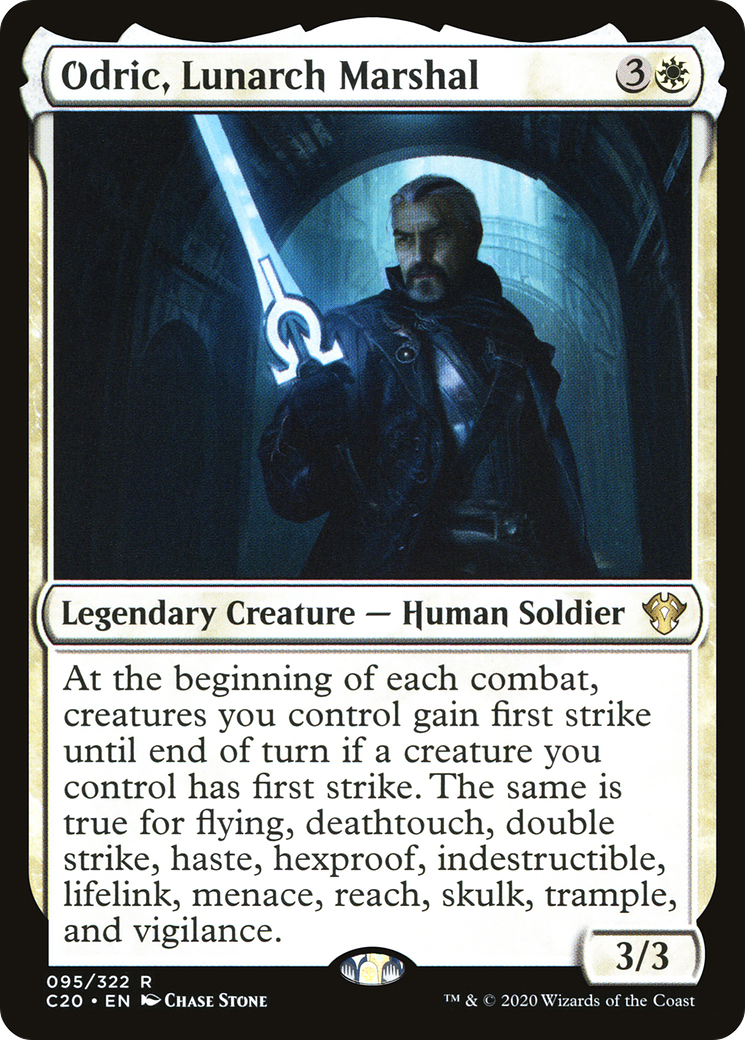 Odric, Lunarch Marshal [Commander 2020] | Grognard Games
