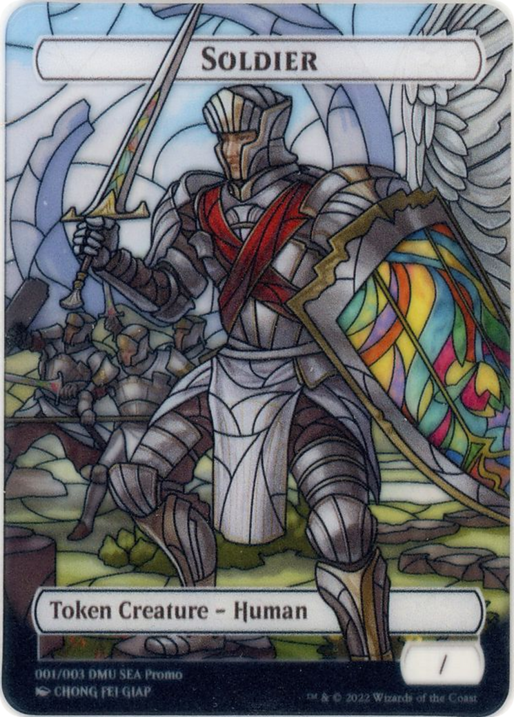 Soldier Token (SEA Exclusive) [Dominaria United Tokens] | Grognard Games