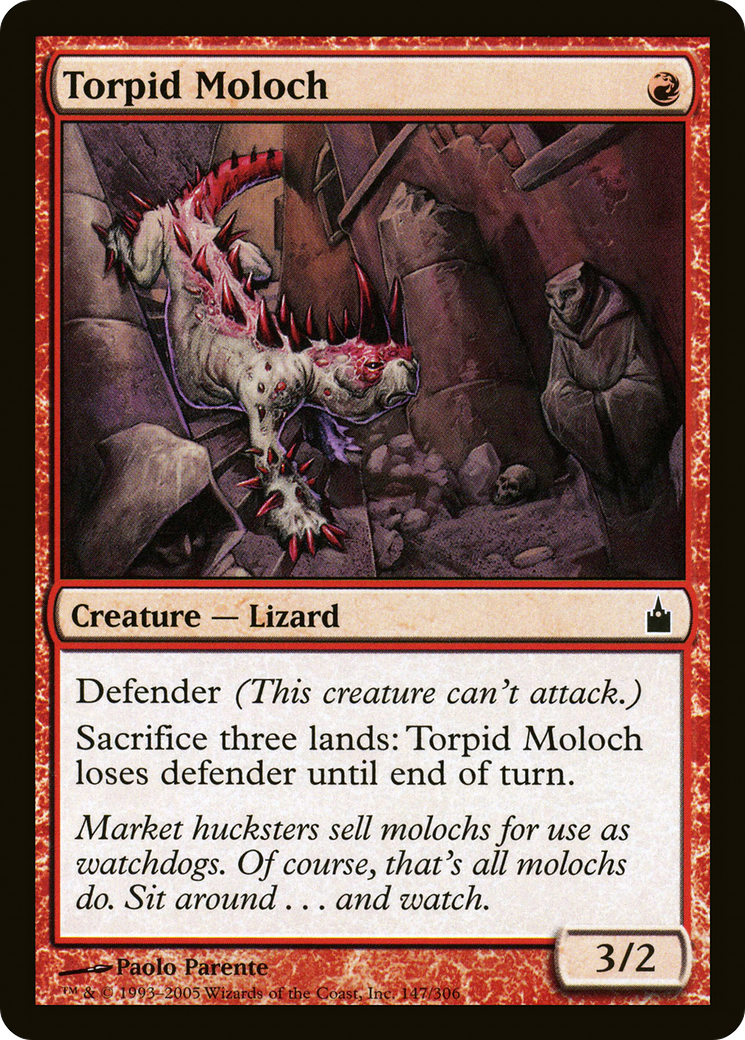 Torpid Moloch [Ravnica: City of Guilds] | Grognard Games