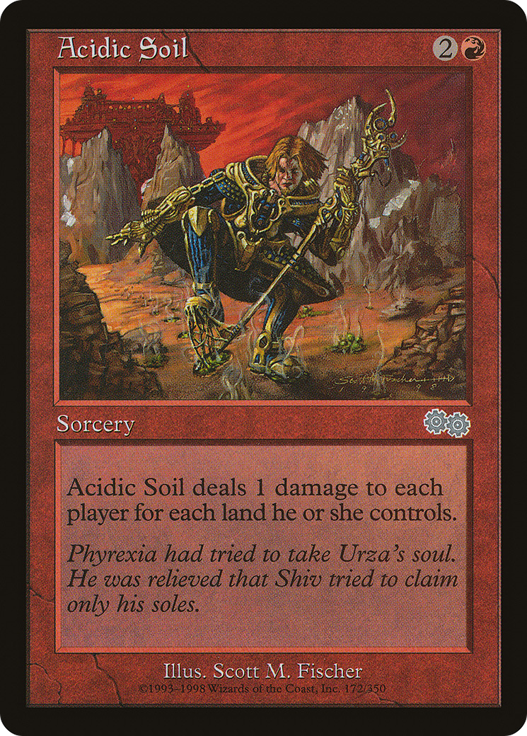 Acidic Soil [Urza's Saga] | Grognard Games
