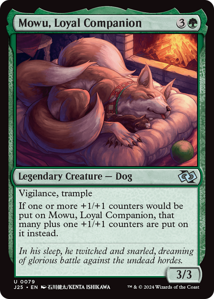 Mowu, Loyal Companion (Anime) [Foundations Jumpstart] | Grognard Games