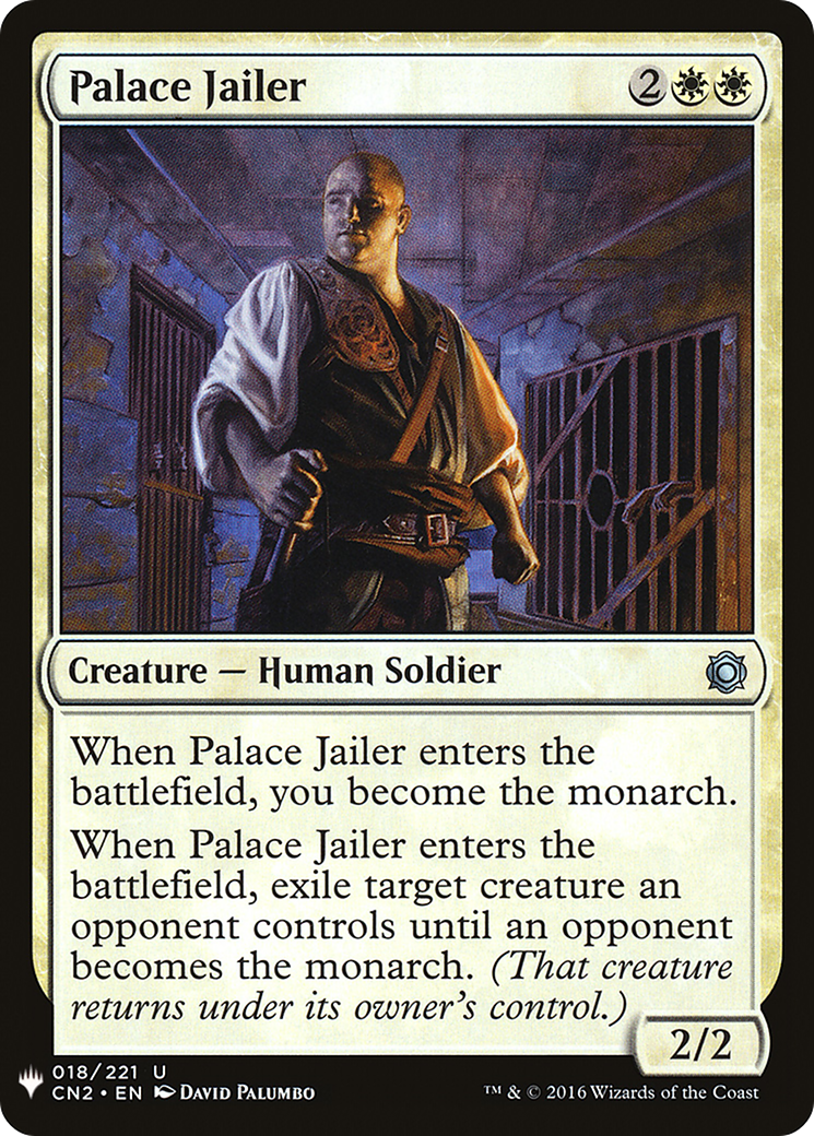 Palace Jailer [Mystery Booster] | Grognard Games