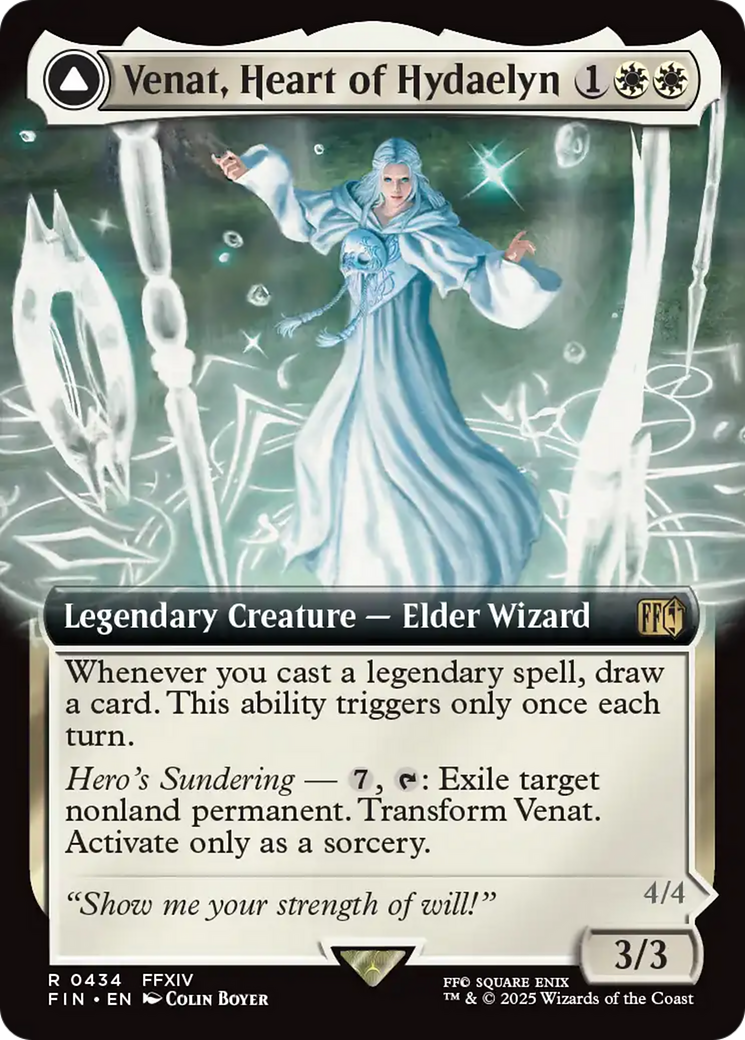 Venat, Heart of Hydaelyn // Hydaelyn, the Mothercrystal (FIN-434) - FINAL FANTASY: (Extended Art) | Grognard Games