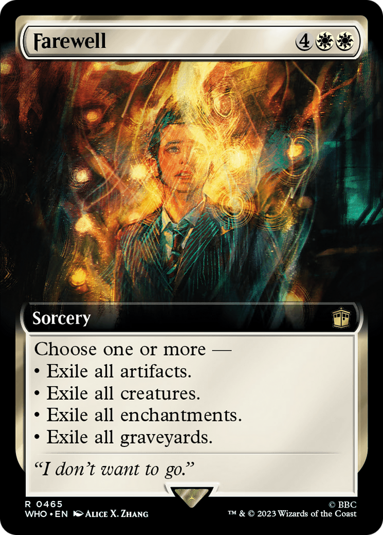 Farewell (Extended Art) [Doctor Who] | Grognard Games