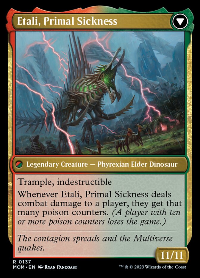 Etali, Primal Conqueror // Etali, Primal Sickness [March of the Machine] | Grognard Games