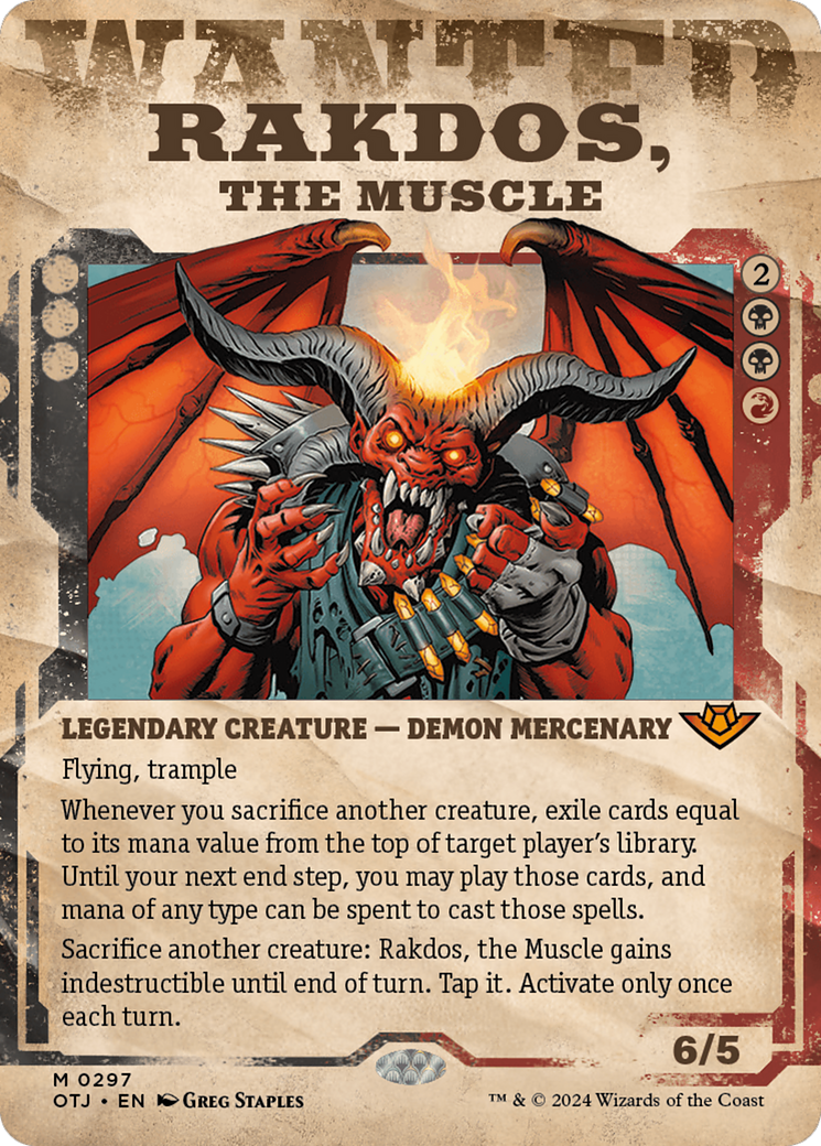 Rakdos, the Muscle (Showcase) [Outlaws of Thunder Junction] | Grognard Games