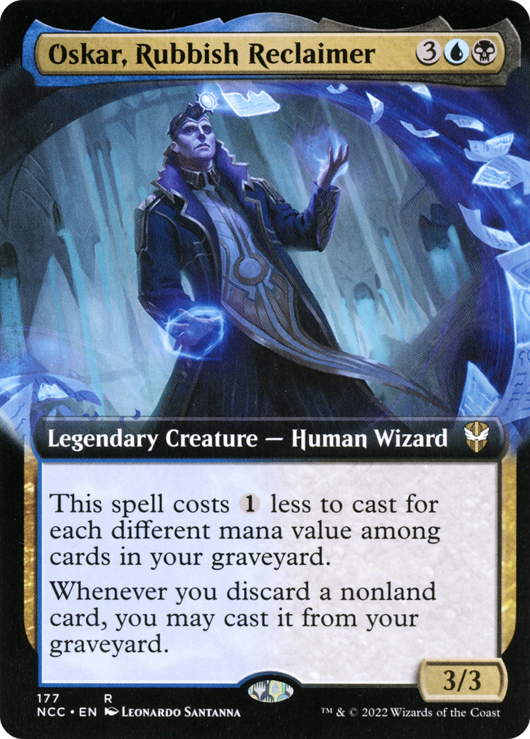 Oskar, Rubbish Reclaimer (Extended Art) [Streets of New Capenna Commander] | Grognard Games