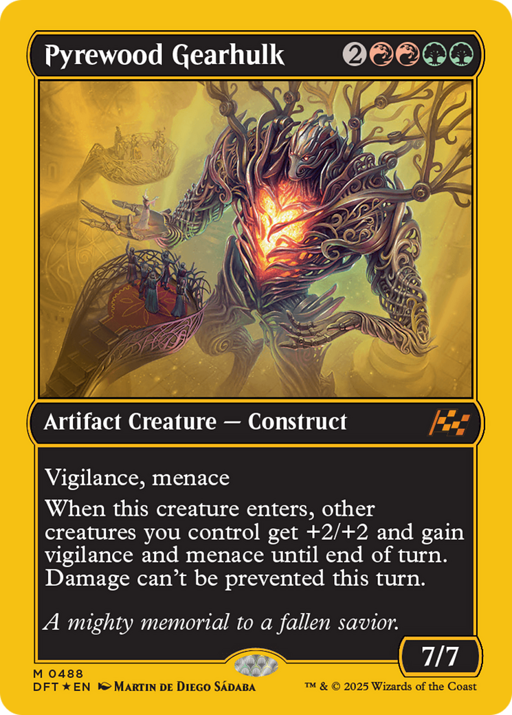 Pyrewood Gearhulk (First-Place Foil) [Aetherdrift] | Grognard Games